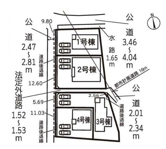 区画割り図
