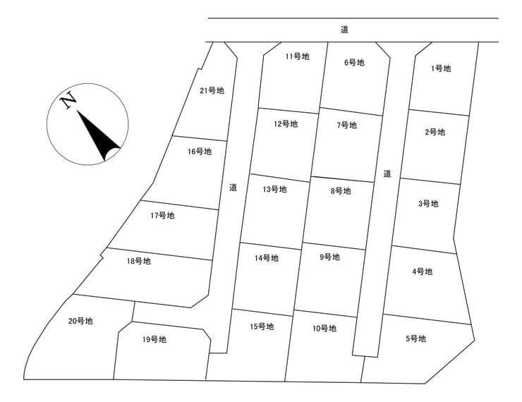 区画割り図