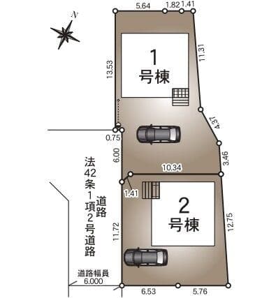 区画割り図