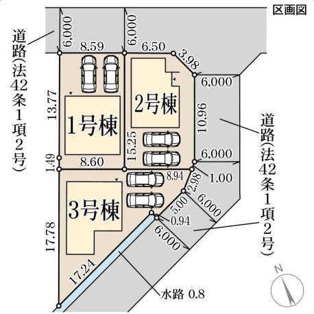区画割り図