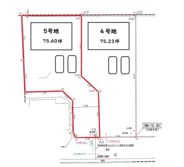 区画割り図