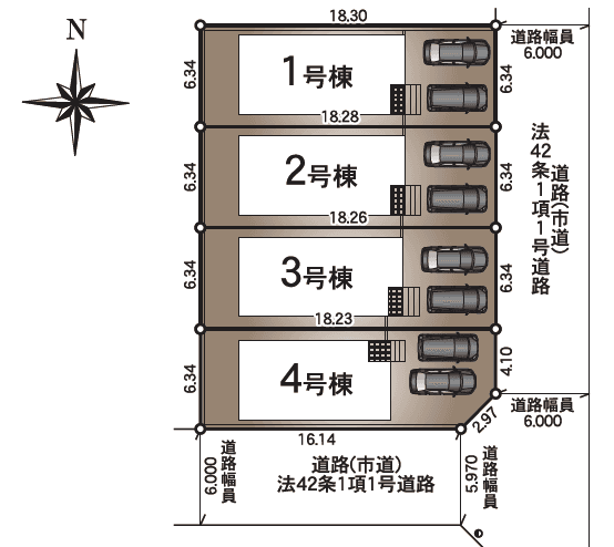 区画割り図