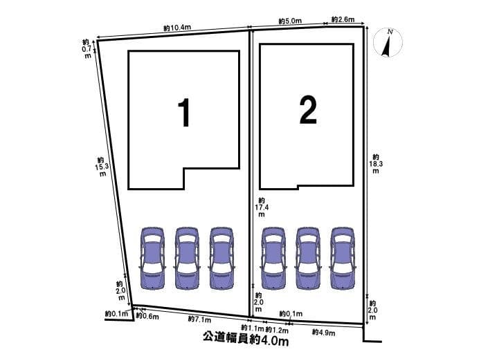 区画割り図