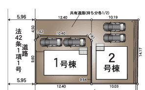 区画割り図