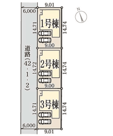区画割り図