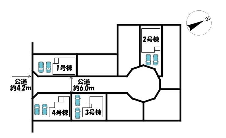 区画割り図