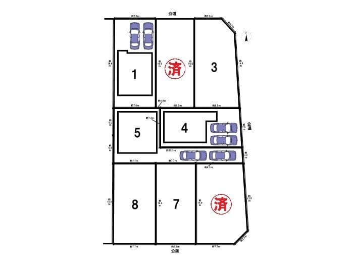 区画割り図