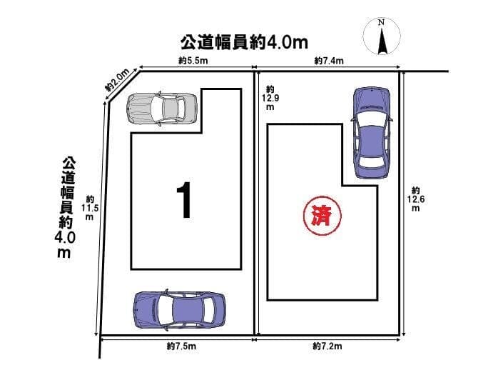 区画割り図
