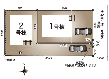区画割り図