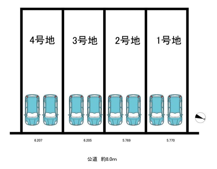 区画割り図
