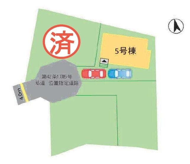区画割り図