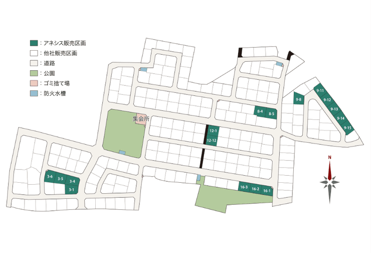 区画割り図