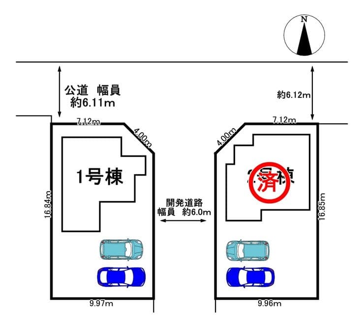 区画割り図