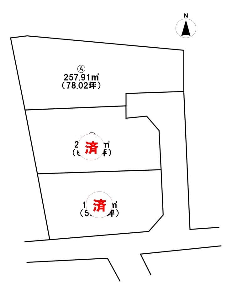 区画割り図