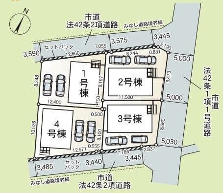 区画割り図
