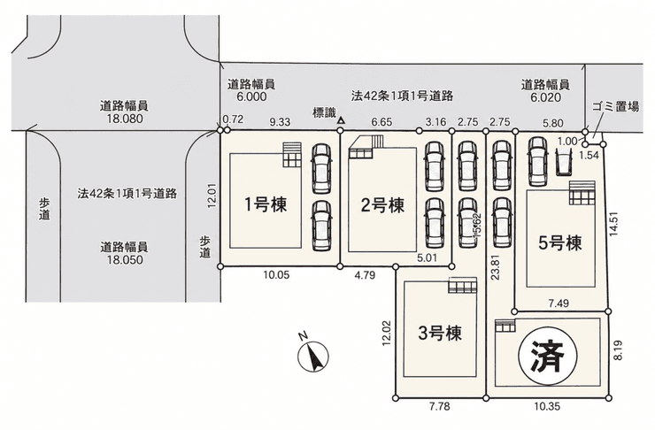 区画割り図