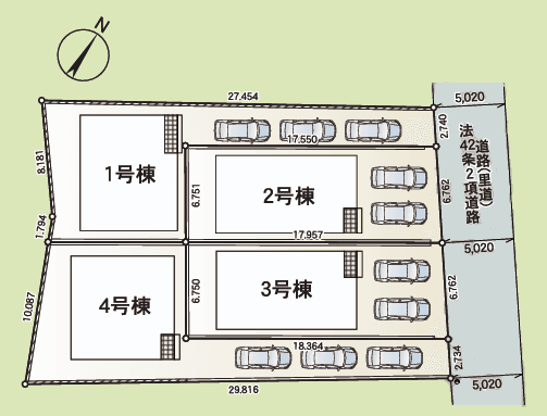 区画割り図