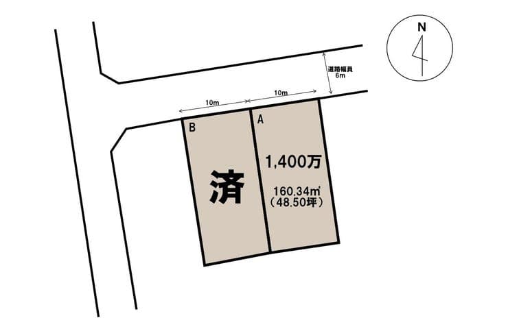 区画割り図