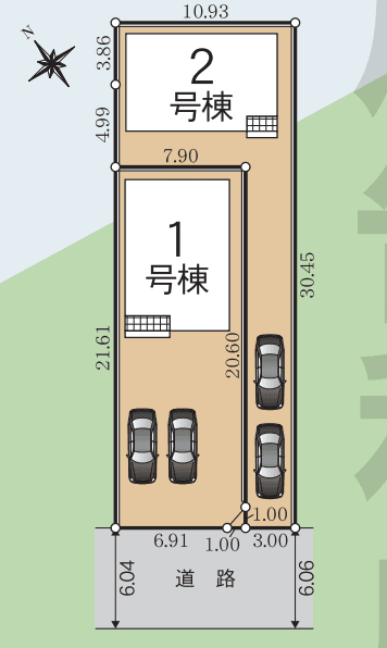 区画割り図