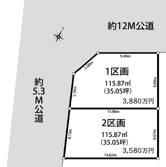 区画割り図