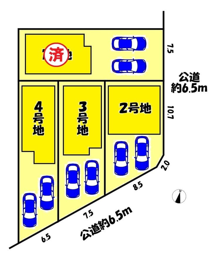 区画割り図