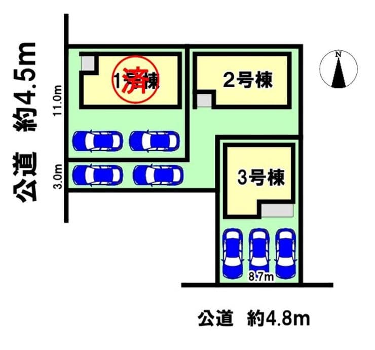 区画割り図