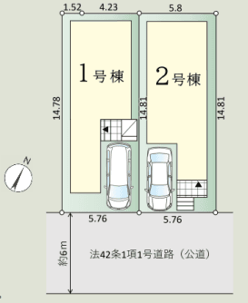 区画割り図