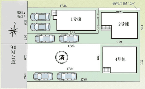 区画割り図