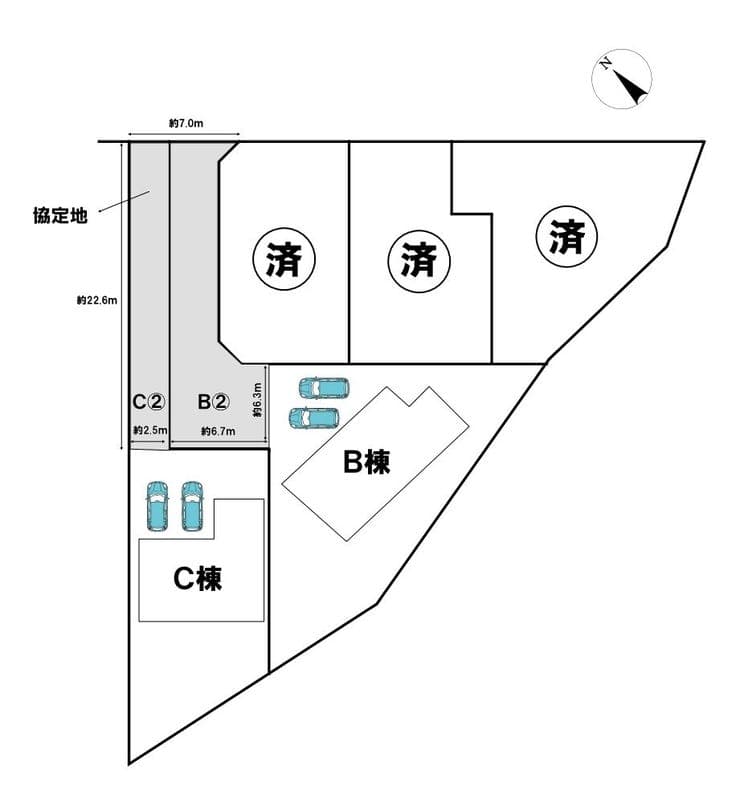 区画割り図