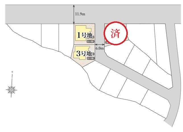 区画割り図
