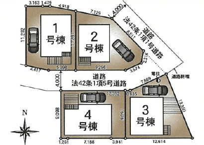 区画割り図