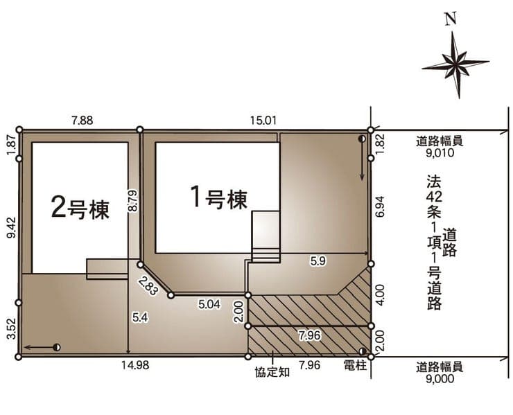 区画割り図