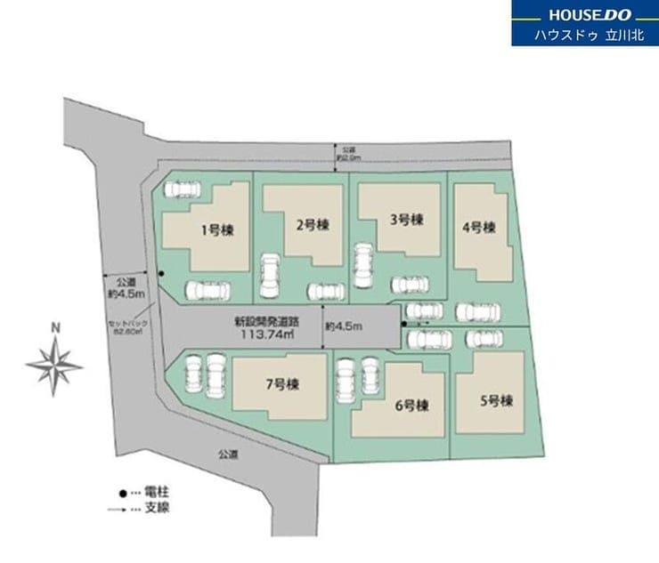 区画割り図