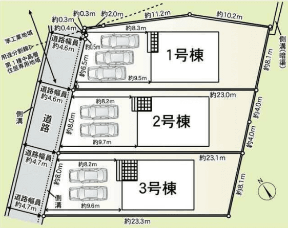 区画割り図