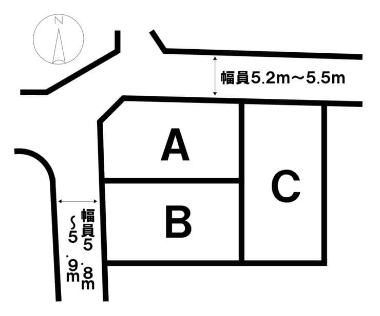 区画割り図