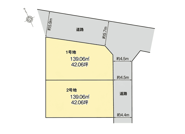 区画割り図
