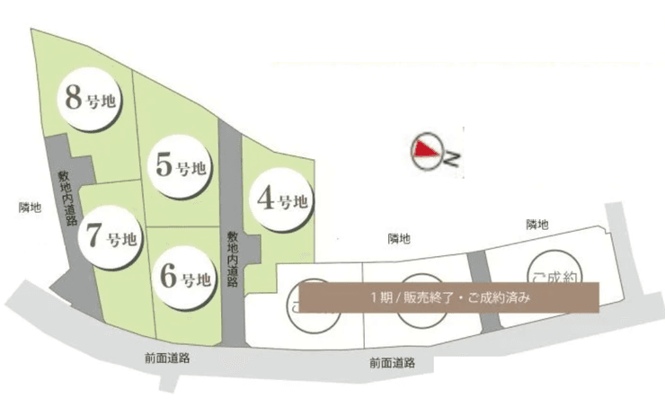 区画割り図