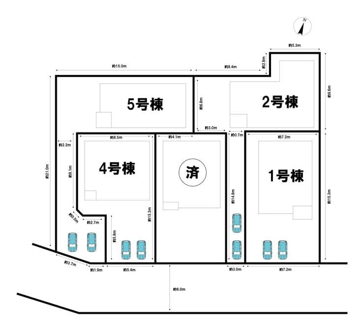 区画割り図