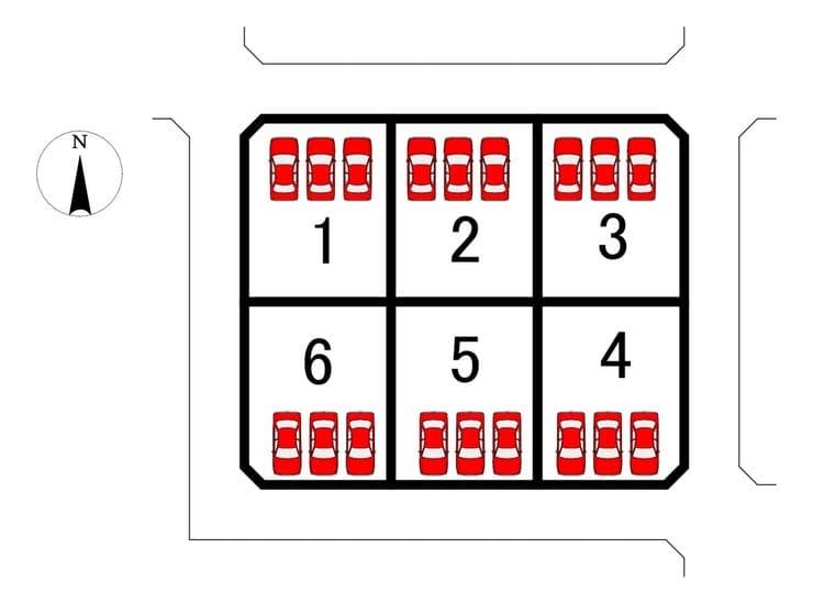 区画割り図