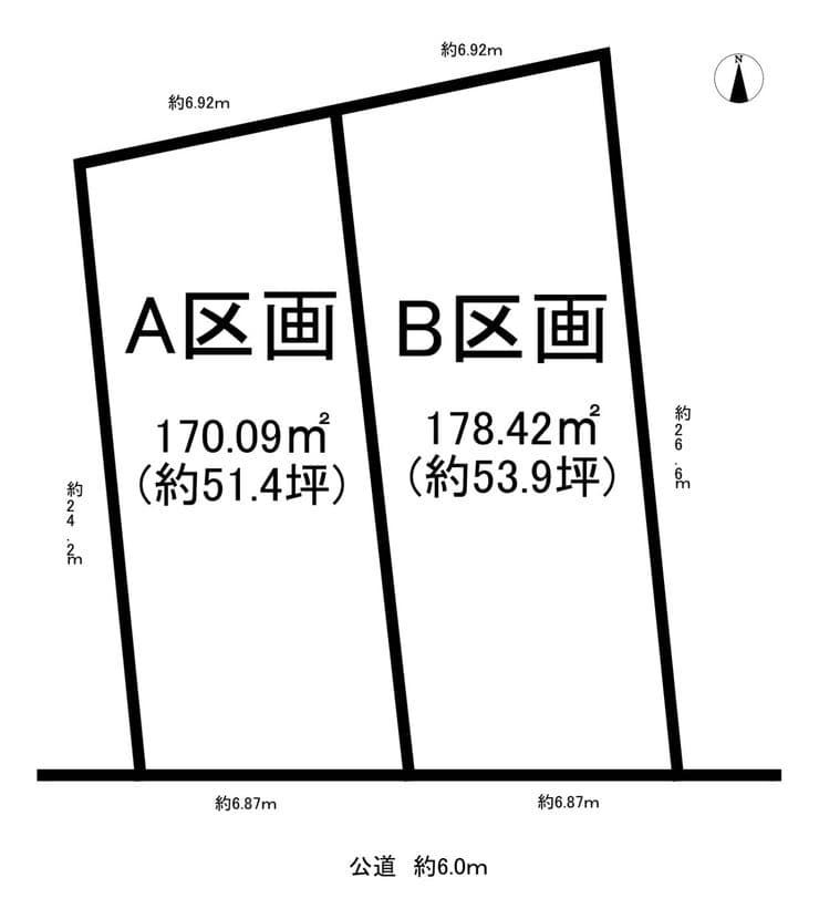 区画割り図