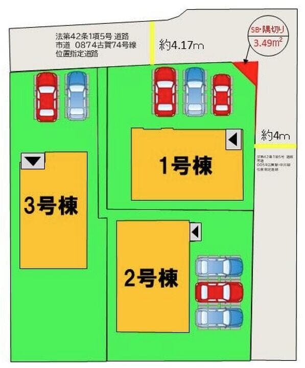 区画割り図