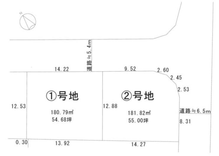区画割り図