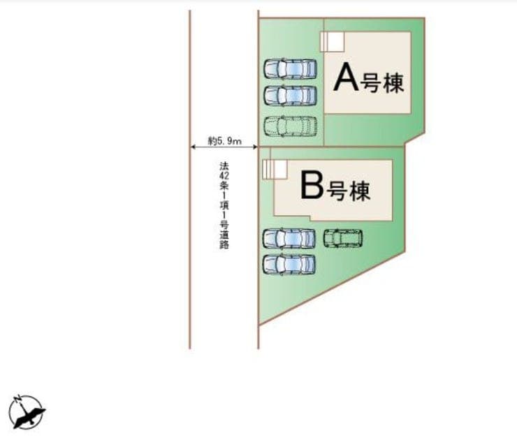 区画割り図