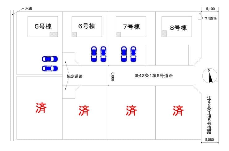 区画割り図