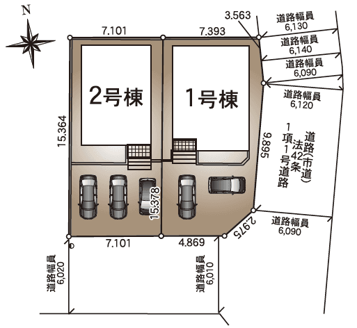 区画割り図