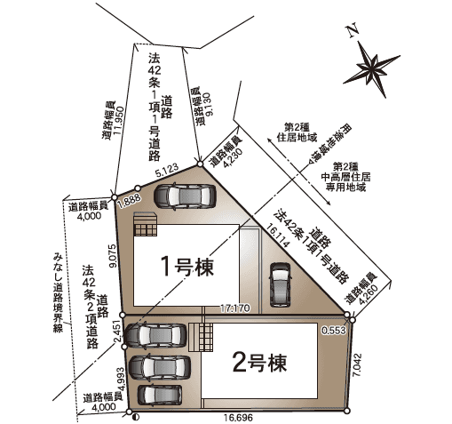 区画割り図