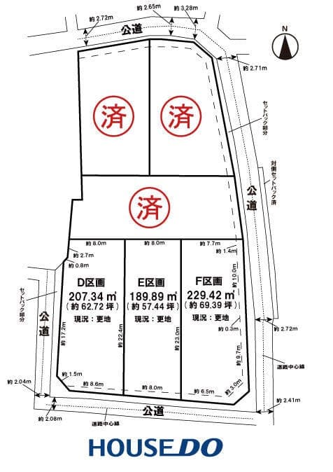 区画割り図