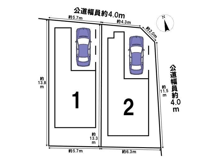 区画割り図