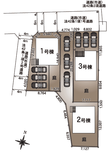 区画割り図