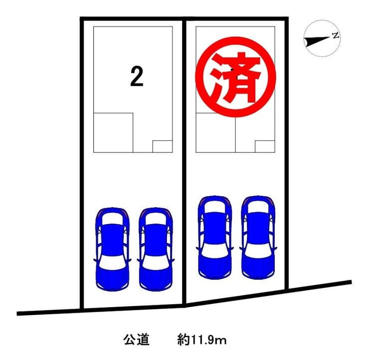 区画割り図
